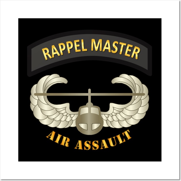 Rappel Master Tab w Air Assault Badge Wall Art by twix123844